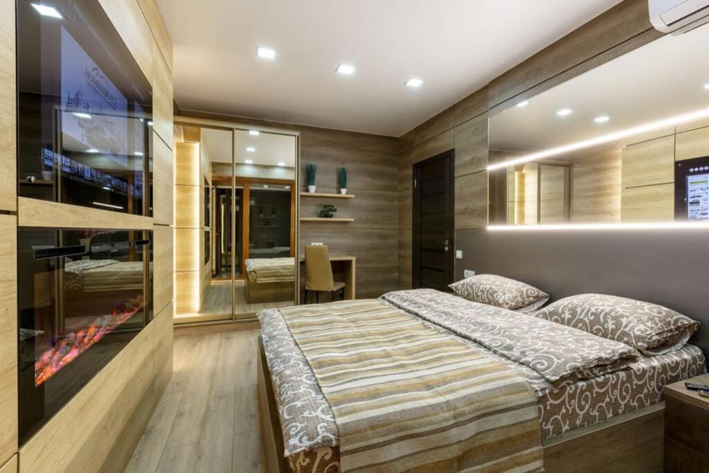 City Center. Panoramic Windows. Fireplace. Chişinău Eksteriør billede